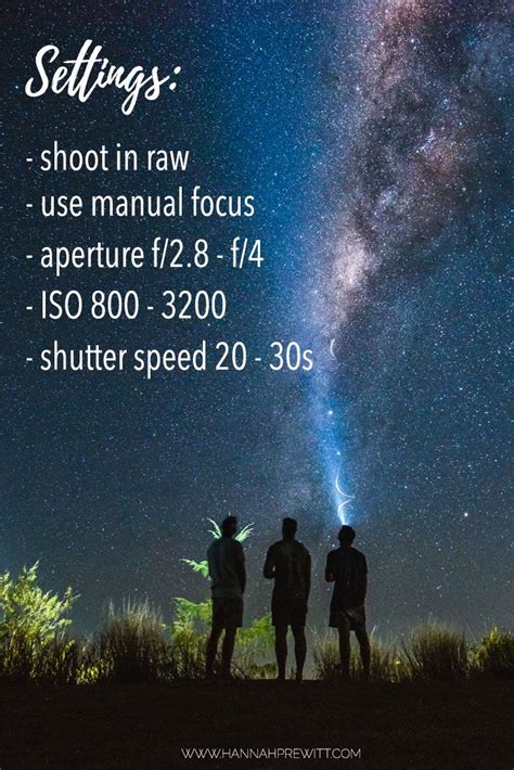 A Beginners Guide To Shooting The Stars — Hannah Prewitt Photography
