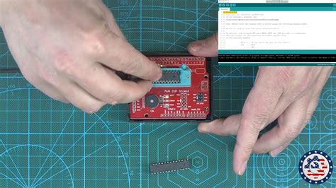 Burn Arduino Boot Loader To An Atmel Atmega328p Using Avr Isp Shield