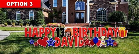 Happy Birthday Yard Card Signs | Birthday Yard Cards | Birthday Party