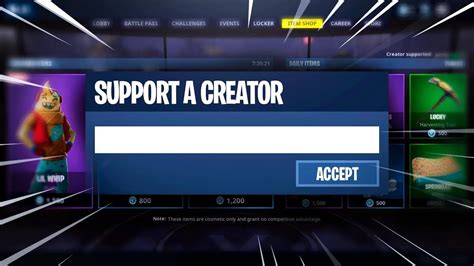 By james peskett, december 07, 2019. HOW TO GET A SUPPORT A CREATOR CODE! - YouTube
