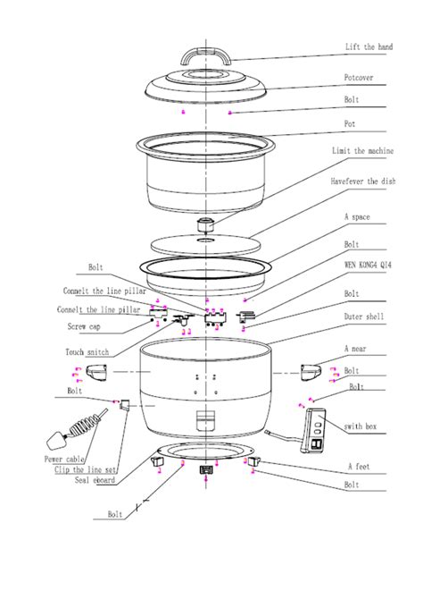 Schematic Diagram Of Rice Cooker