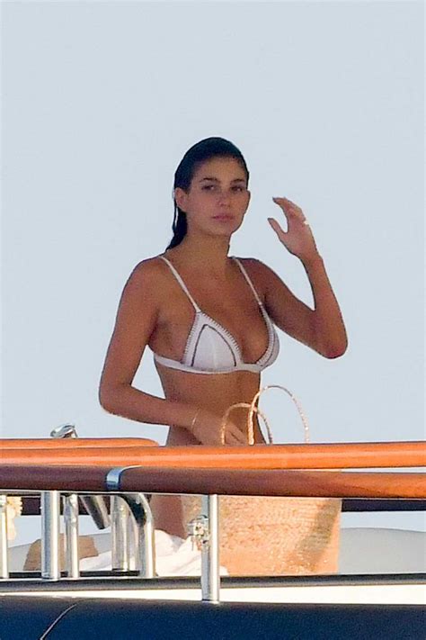 Camila Morrone Spotted In White Bikini On A Yacht In Saint Tropez France 290718 5