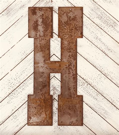 Pin By Urban Mining Company On Rusty Metal Diy Letters And Numbers