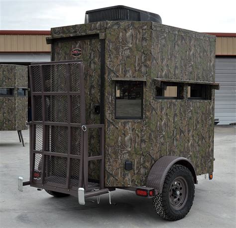 6×8 Trailer Blind With Handicap Ramp Option Buck Stop Hunting Store