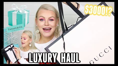 Luxury Designer Fashion Haul Huge Gucci Unboxing Youtube
