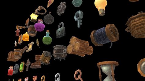 3d Prop Rpg Icons 100