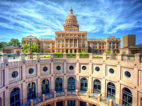 The Texas State Capital Building In Austintexas Designed By Elijah E