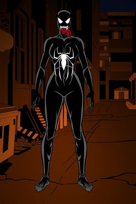 Spider Girl Venom By Boghyzew On Deviantart