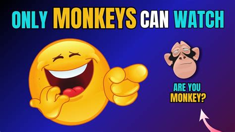 Only Monkeys‍‍ Can Watch This Video Are You Monkey 🙊 Youtube
