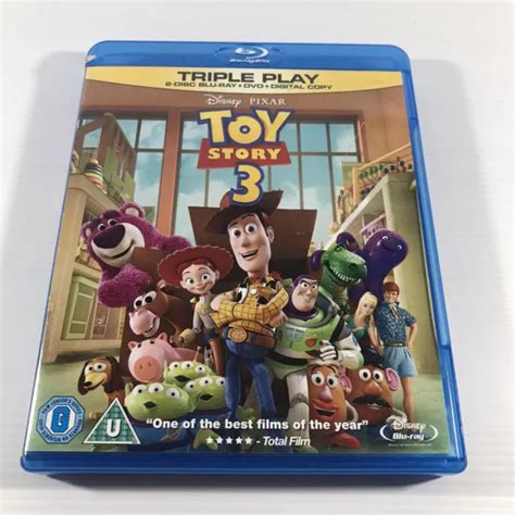 Disney Pixar Toy Story 3 Blu Ray Animated Movie Region Free 3 Disc Set