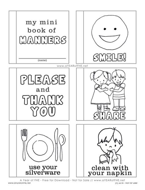 Good Manners Worksheet Kindergarten