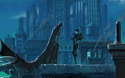 2560x1600 2020 Batman And Catwoman Artwork Wallpaper2560x1600