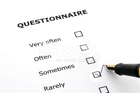 Questionnaire Stock Photos