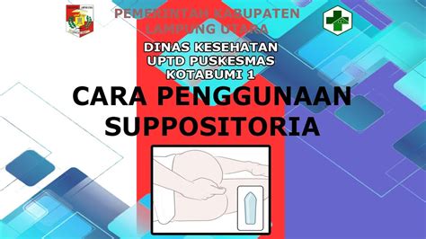 Cara Penggunaan Suppositoria Youtube