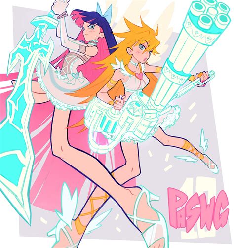 Ropi @ Comms on Twitter | Panty and stocking anime, Art, Cute art