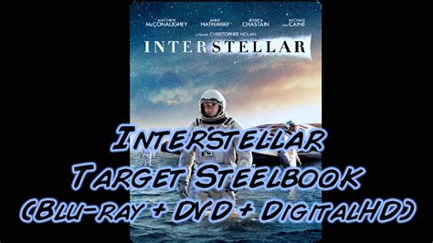 It stars matthew mcconaughey, anne hathaway, jessica chastain, bill irwin, ellen burstyn, john lithgow. Interstellar (2014) Target Steelbook (Blu-ray + DVD ...