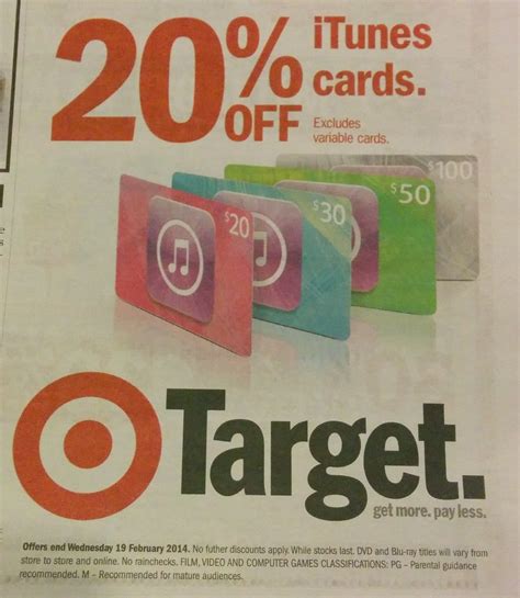 For those interested, head to target and add the $100 app store and itunes gift card to your cart. EXPIRED: Save 20% off iTunes gift cards at Target - Gift ...