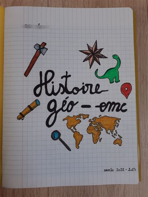 A Notebook With The Words Explore Go Omc Written In Black And Colored