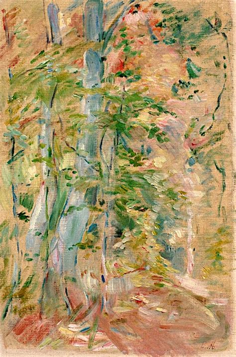 Berthe Morisot 1841 1895 Forest Study 1893 Private Collection