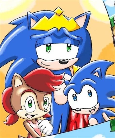 Sonic And His Royal Children Fighting For Freedom Fan Art 15790749