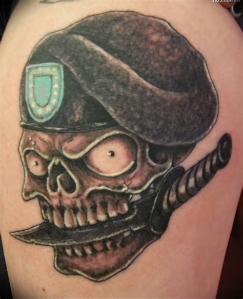 Us Army Tattoo Designs 65 Horrible Army Skull Tattoo Pictures Ð