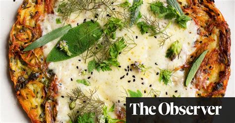 Nigel Slaters Recipes For Potato Cake And Apricots In Mint Syrup
