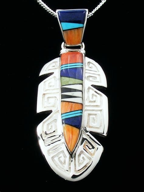 Designed By Calvin Begay Inlaid By A Navajo Artist Size 2 1 8 Tall W