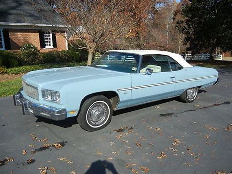Sell Used 1975 Chevrolet Caprice Classic Convertible 2 Door 57l In Winston Salem North