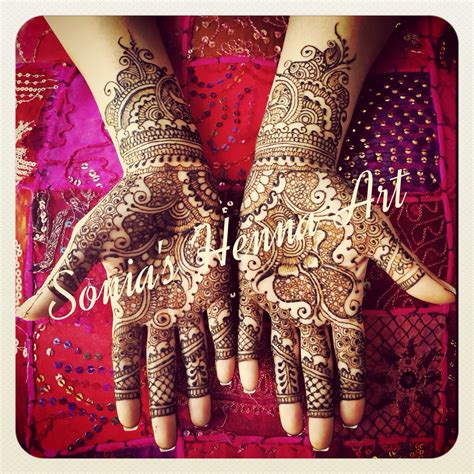 Semi Heavy Intricate Bridal Henna Design By Sonias Henna Art Toronto