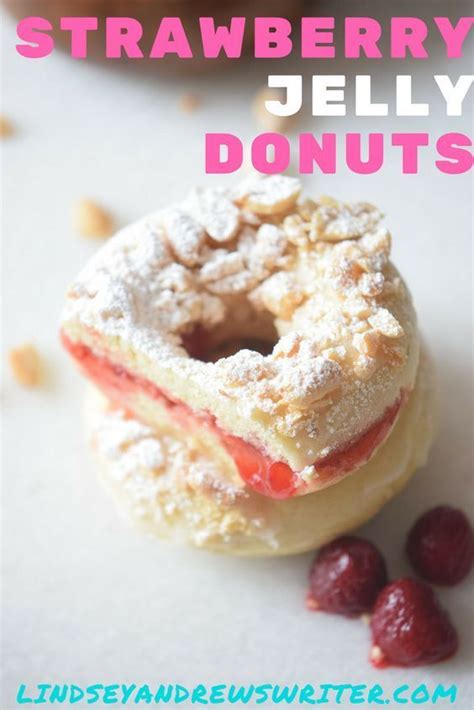 Strawberry Jelly Donuts Easy Desserts Strawberry Jelly Easy Strawberry
