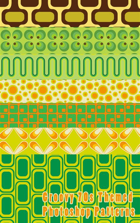Groovy 70s Themed Photoshop Patterns by sdwhaven on deviantART
