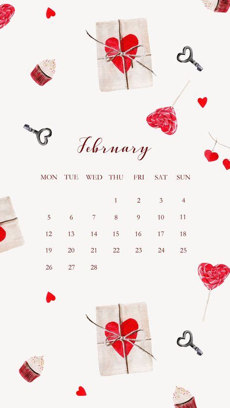 63 Best February Calendar Wallpaper Images Calendar Wallpaper