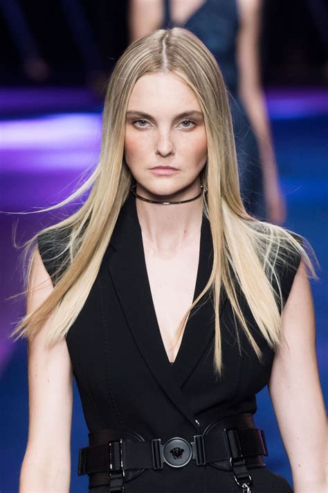 CAROLINE TRENTINI at Versace Spring/Summer 2017 Fashion ...