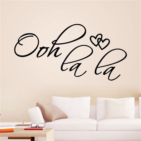 Maybe you would like to learn more about one of these? OOH La La Paris France Hearts Love Vinyl Wall Stickers ...