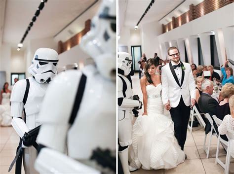 This Couple Had The Classiest Star Wars Wedding Ever With Lightsabers