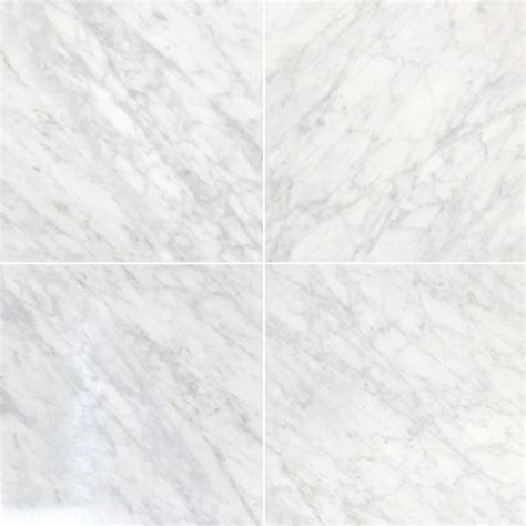 Bianco Carrara Marble Tile 12 X 12 Carrara Marble For Bathroom