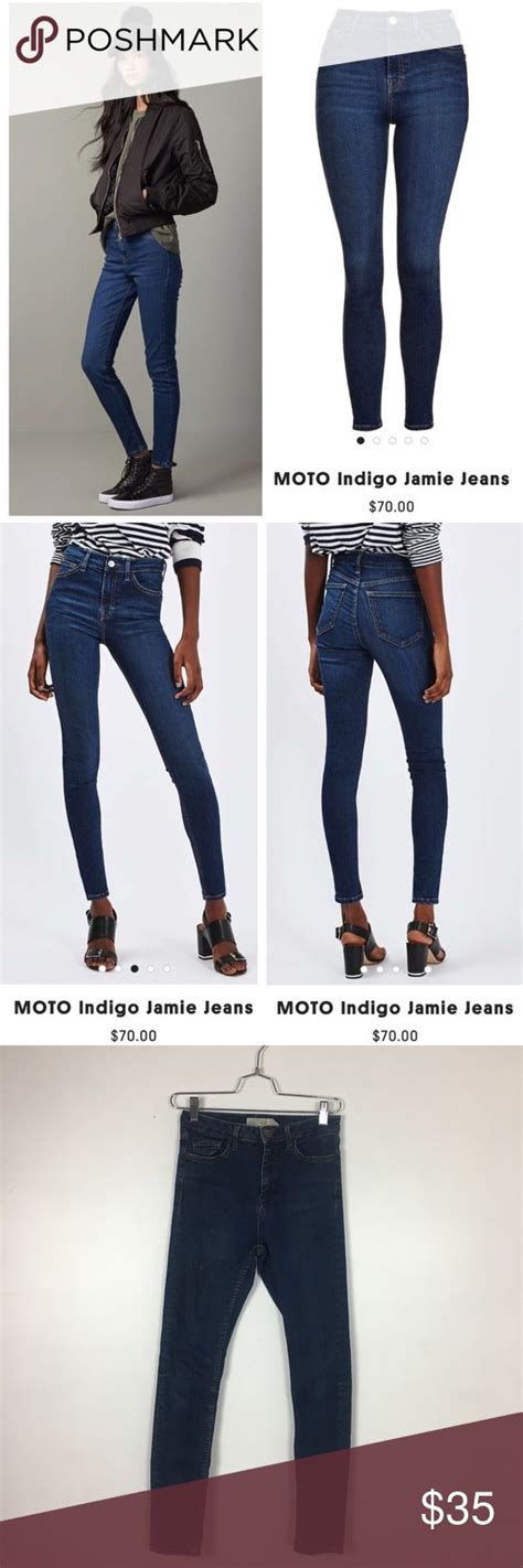 Top Shop High Waisted Blue Jamie Jeans Jean Fits Tops Topshop