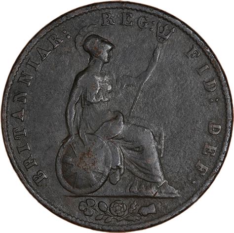 Halfpenny 1844 Coin From United Kingdom Online Coin Club