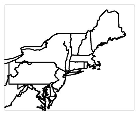 Northeast Region Map Diagram Quizlet