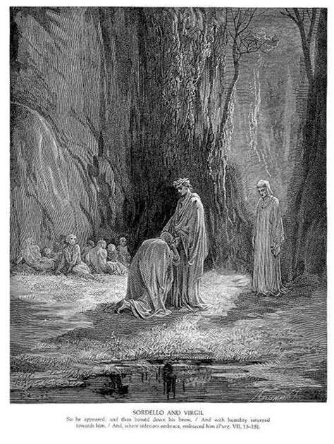 Sordello And Virgil Gustave Dore