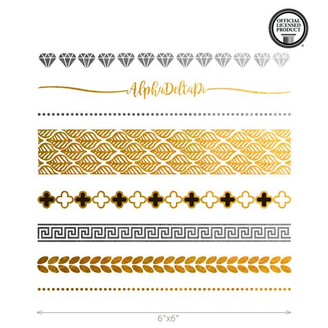 Custom Flash Tattoo For Your Next Sorority Event Gold Ink Tattoo