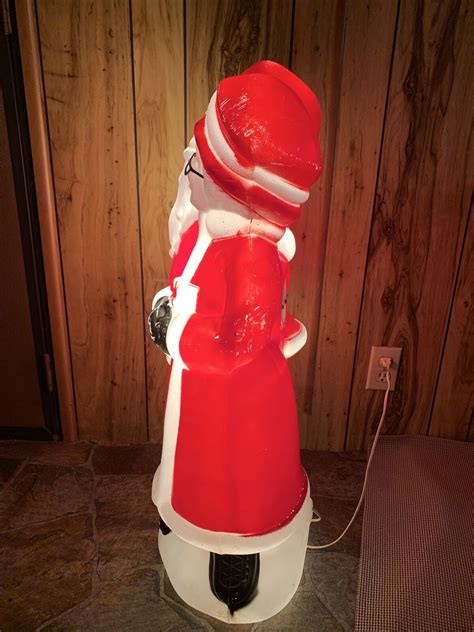 Vintage Santa And Mrs Claus Blow Mold Empire Christmas Outdoor Decor 34 Works Ebay