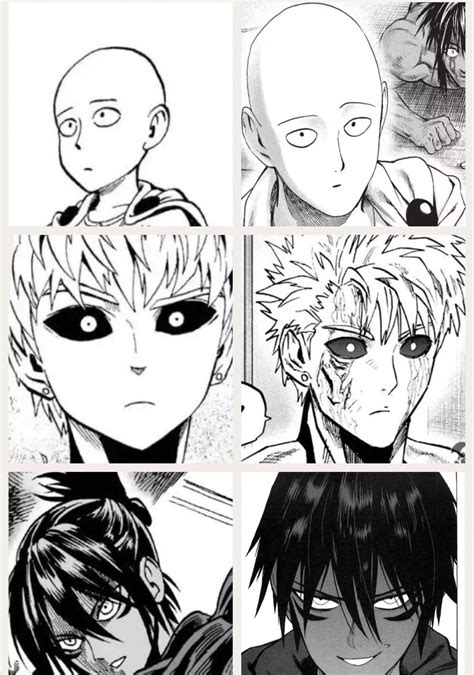 Some Anime Characters With Different Facial Expressions