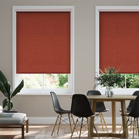 Select Lakeshore Hot Orange Roller Blind