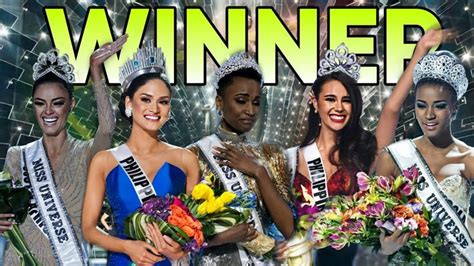 Miss Universe 1952 2019 The Winners Miss Winner Beauty Pageant