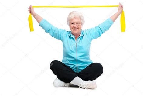 Senior Woman At Gym — Stock Photo © Alexraths 10073086