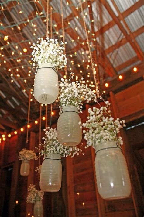 Rustic Wedding Mason Jar Wedding Decor Ideas Deer Pearl Flowers