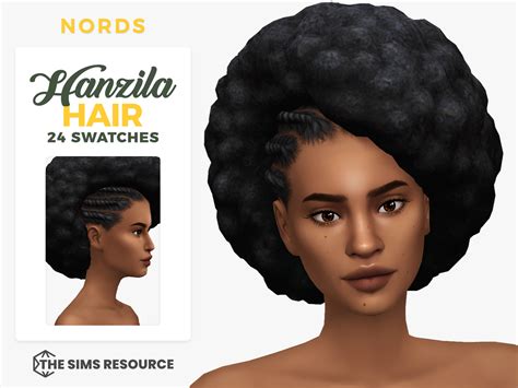Savvysweet Sims 4 Mm Maxis Match Afro Puffs Hair Hairstyle Cc Custom C9b