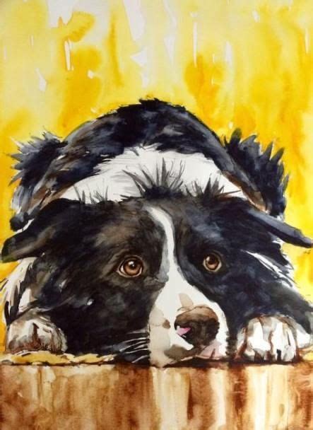 The 15 Most Realistic Australian Shepherd And Border Collie Paintings
