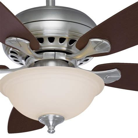 Hampton Bay Led Indoor Brushed Nickel Ceiling Fan 52 In W Light Kit
